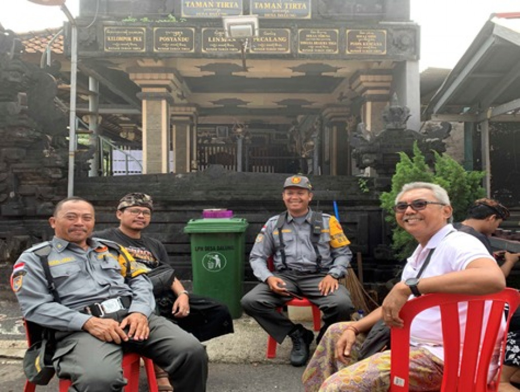 Kesiapsiagaan Linmas Desa Dalung Mejaga Keamanan Pada Pilkada Serentak 2024